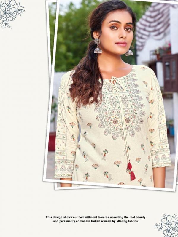 Hinaya Tiara 10 Rayon Fancy Wear Designer Kurti Collection